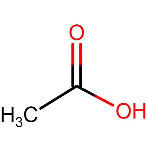 Acetic acid from ligand database PDTDB & Phytochemical and Drug